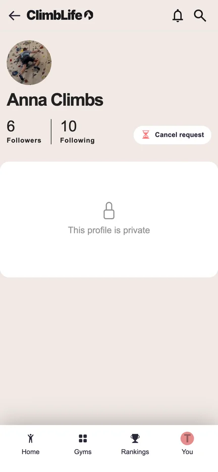 Soukromý profil